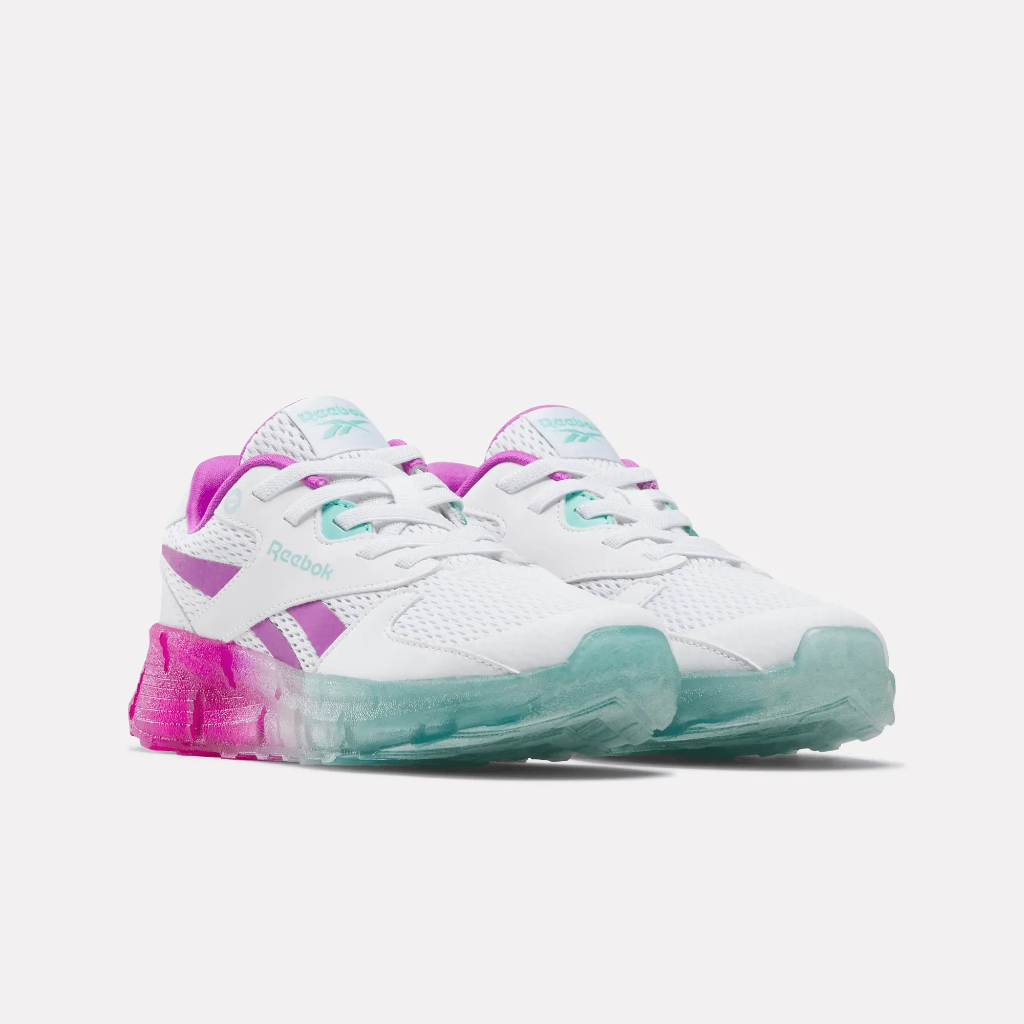 Reebok Shoes Zig 'n Glow 2 Elastic Lace Running Shoes - Little Kids