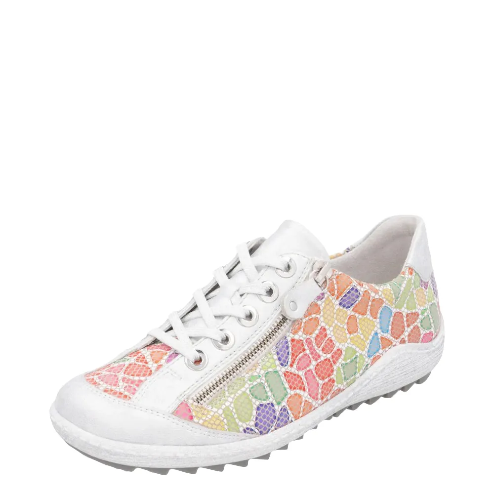 Remote Women's Liv 02 Lace Sneaker in Ice Multi