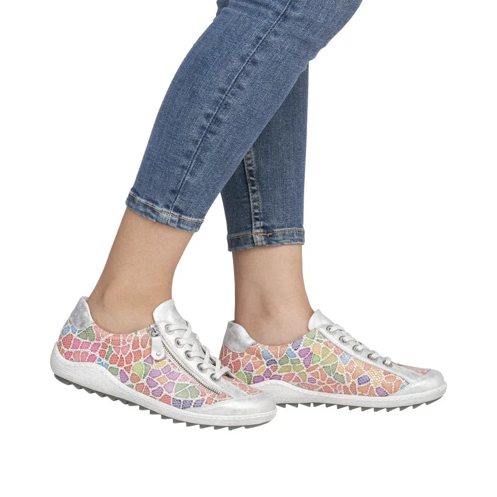 Remote Women's Liv 02 Lace Sneaker in Ice Multi