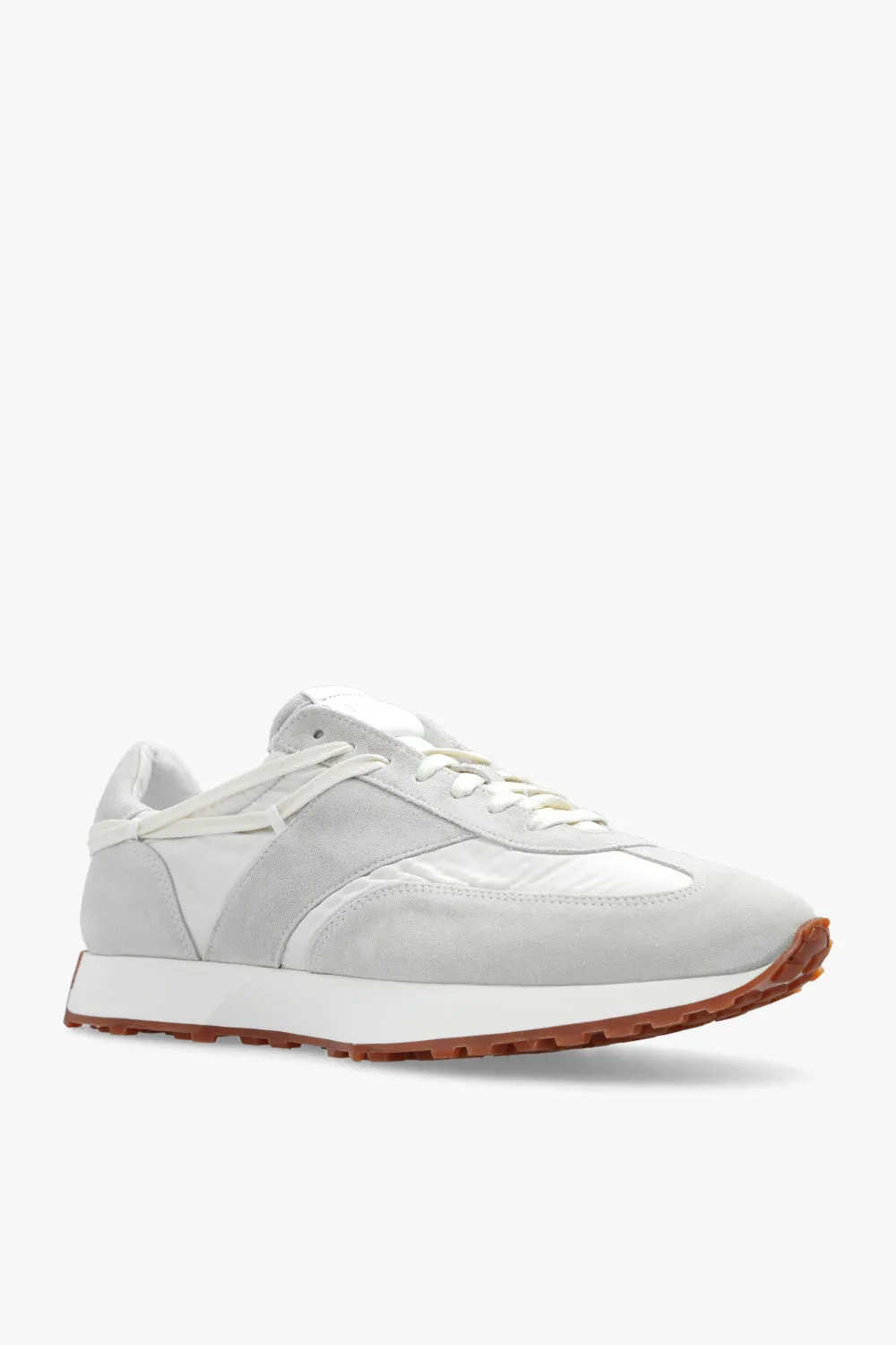 Rhude Mens Running Sneaker White Grey Shoes