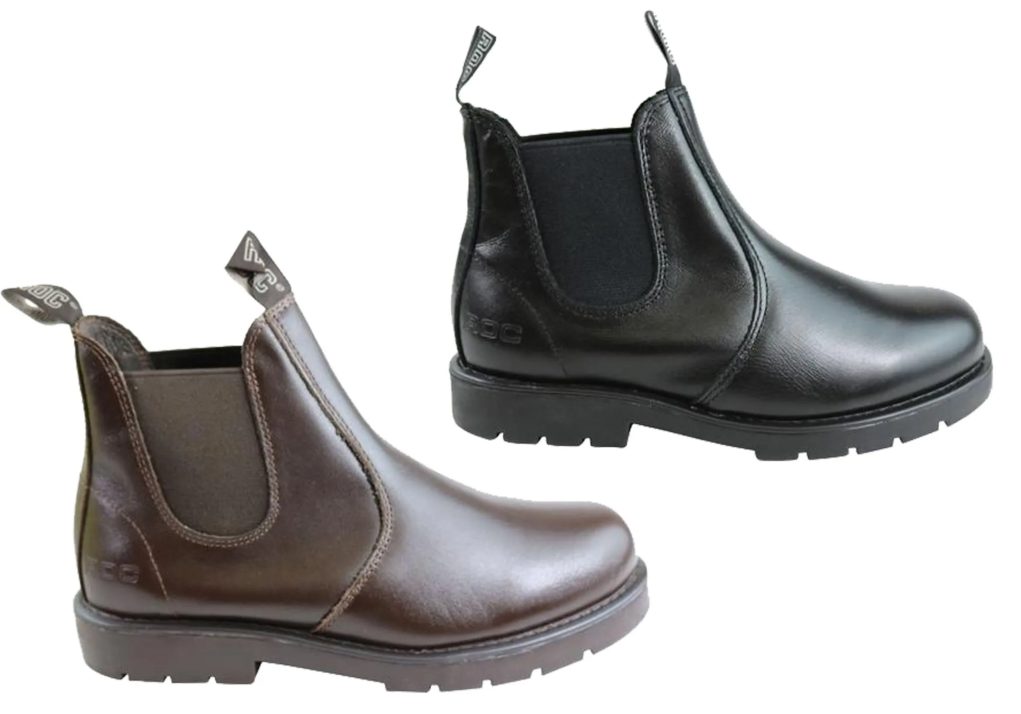 Roc Jumbuk Junior Kids Comfortable Pull On Leather Boots Roc Shoes