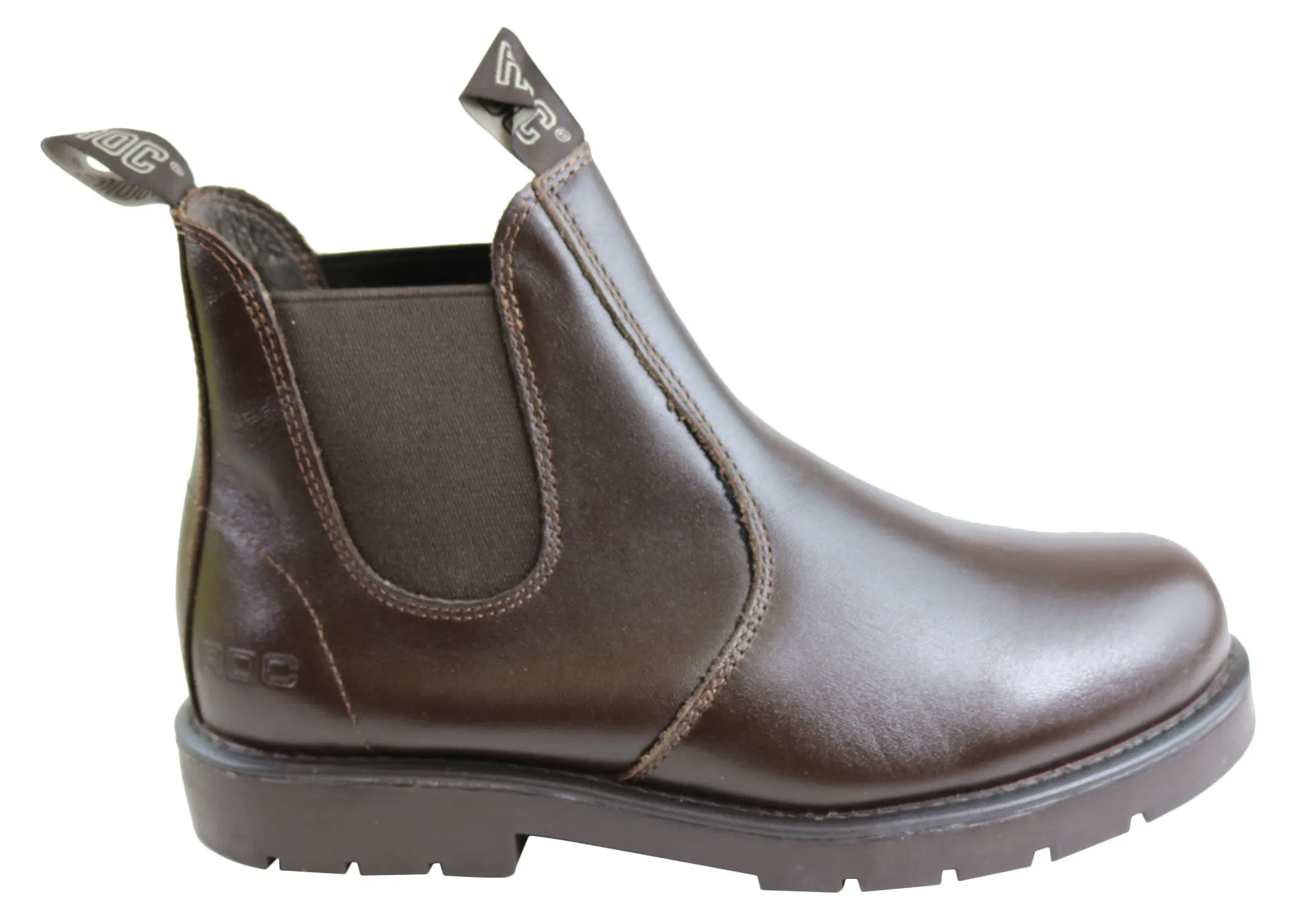 Roc Jumbuk Junior Kids Comfortable Pull On Leather Boots Roc Shoes