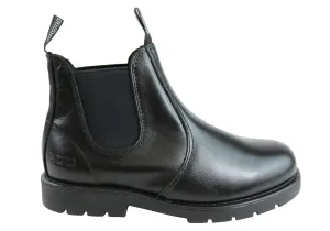 Roc Jumbuk Junior Kids Comfortable Pull On Leather Boots Roc Shoes