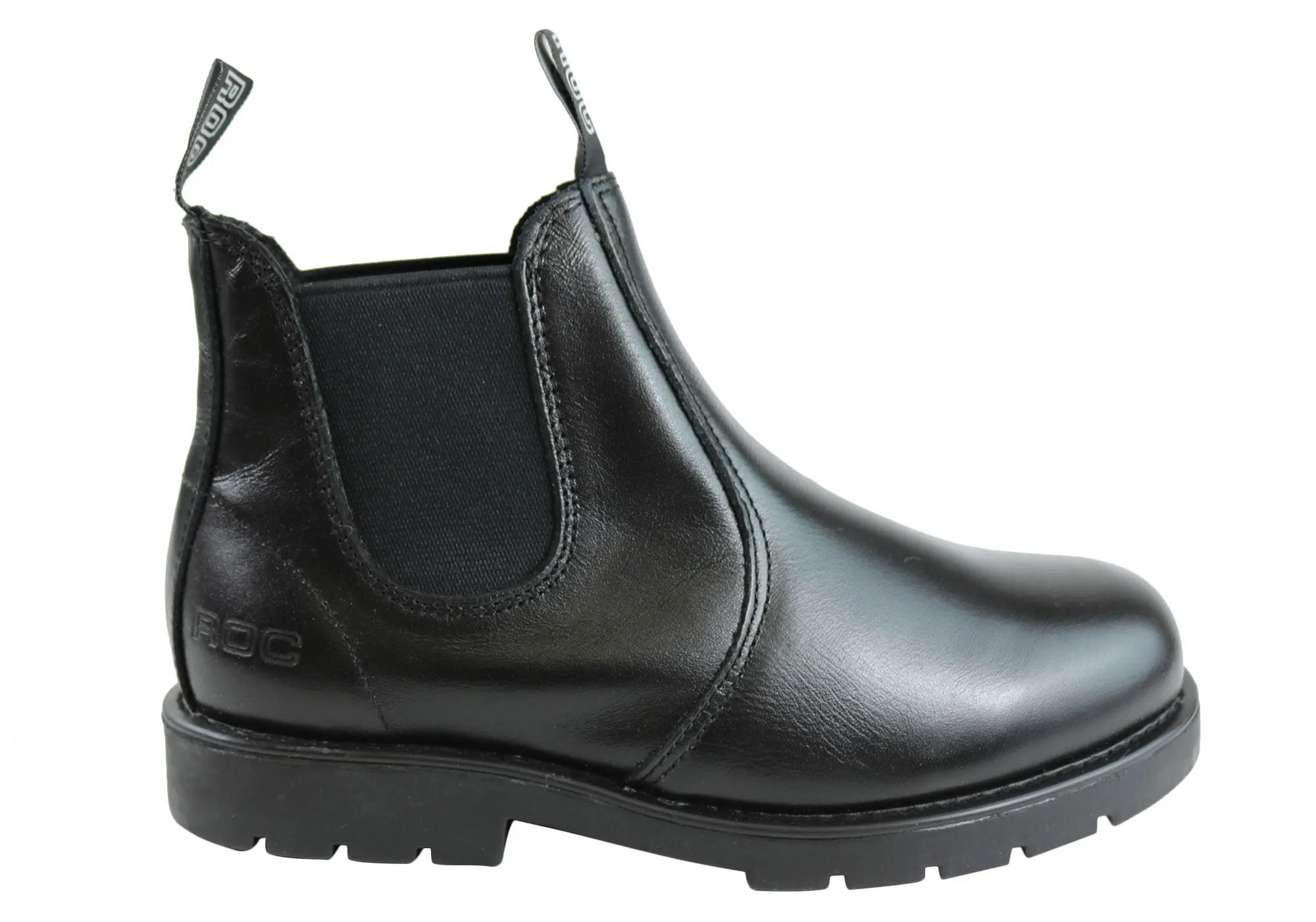Roc Jumbuk Junior Kids Comfortable Pull On Leather Boots Roc Shoes