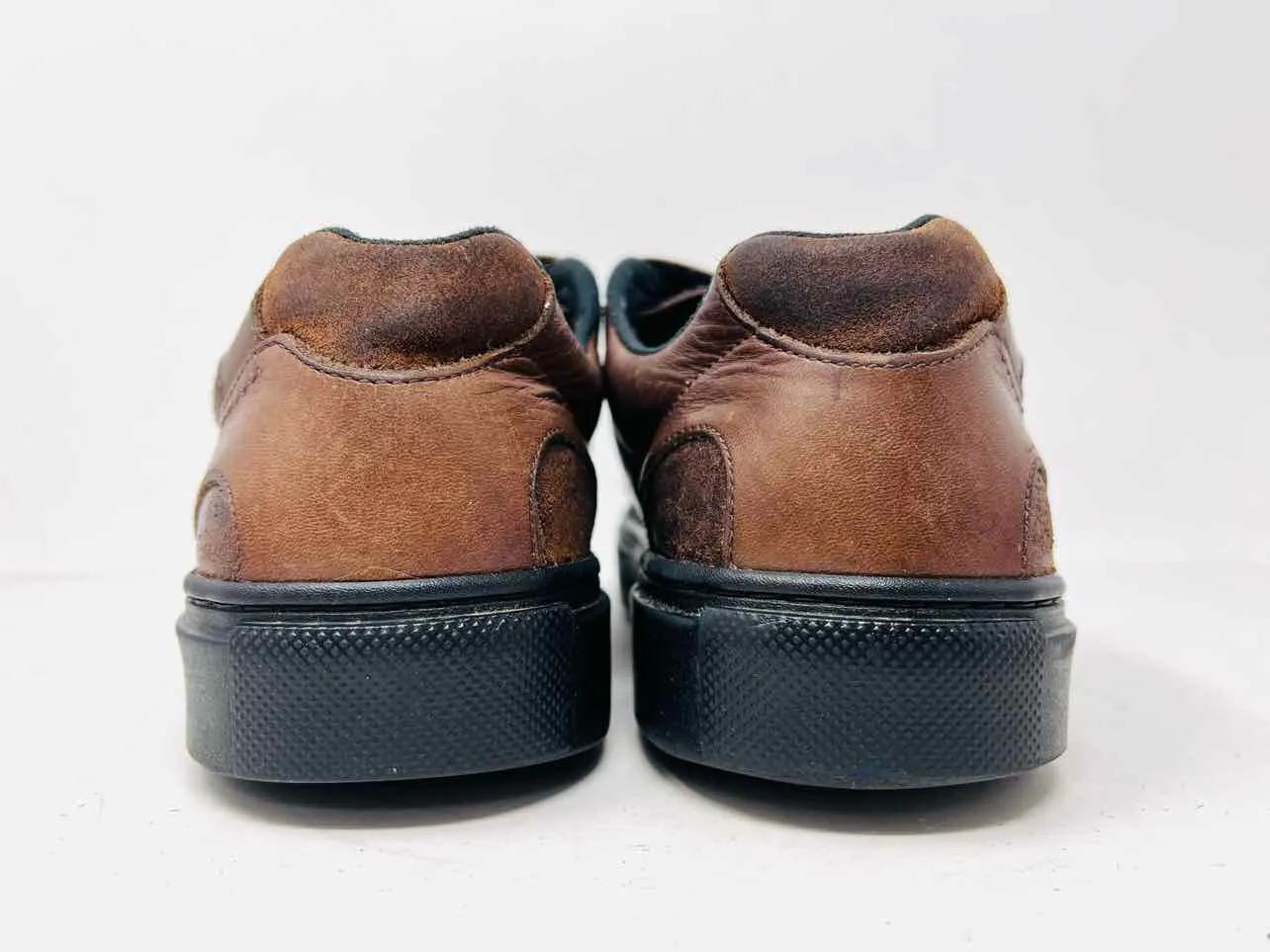 SAS Size 9 Brown Velvet Leather AS IS Shoes Sneakers