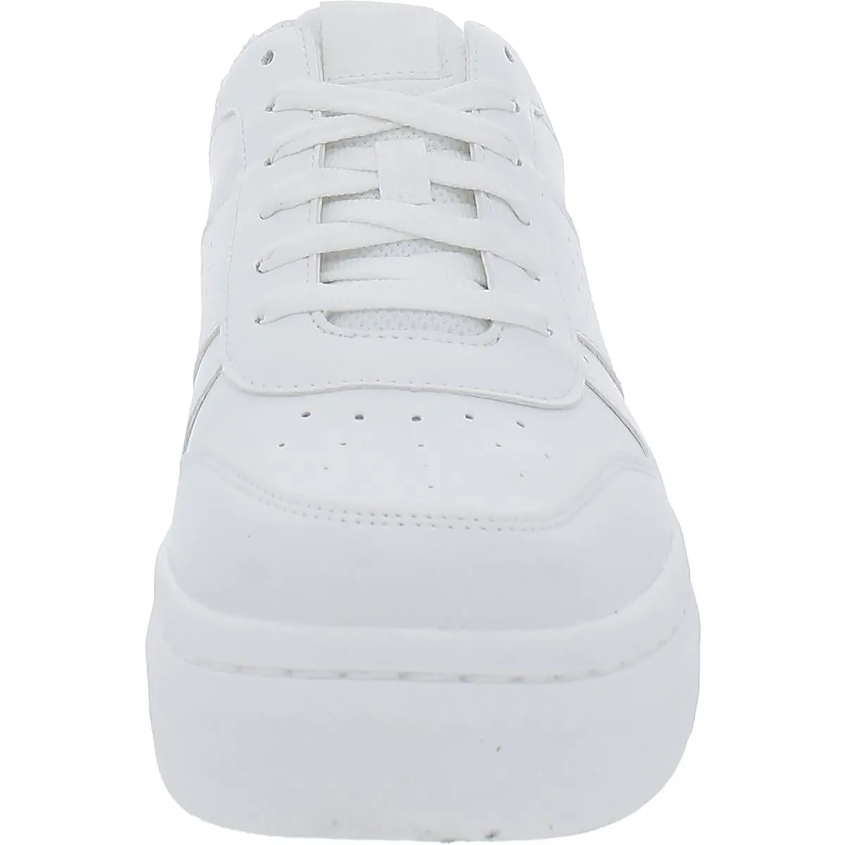 Savoy Womens Faux Leather Lace Up Casual and Fashion Sneakers