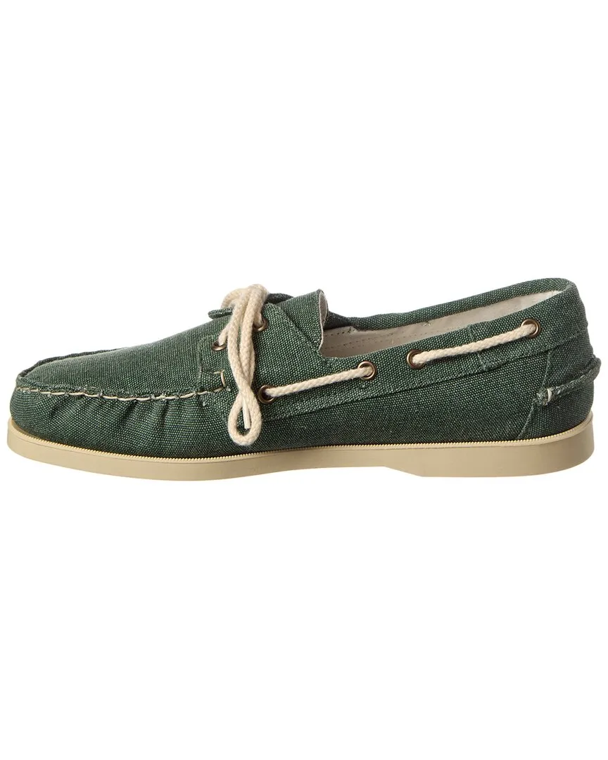 Sebago Portland Canvas Boat Shoe