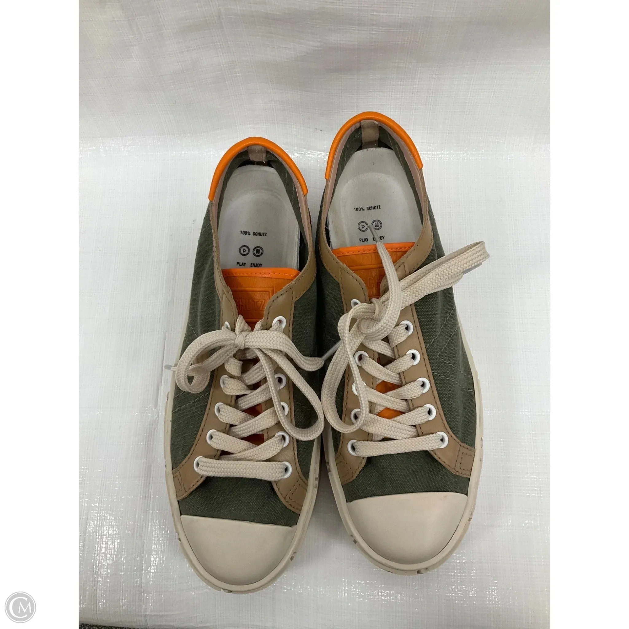 Shoes Sneakers By Cmb In Grey, Size: 8.5