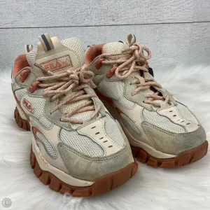 Shoes Sneakers By Fila In Coral, Size: 8