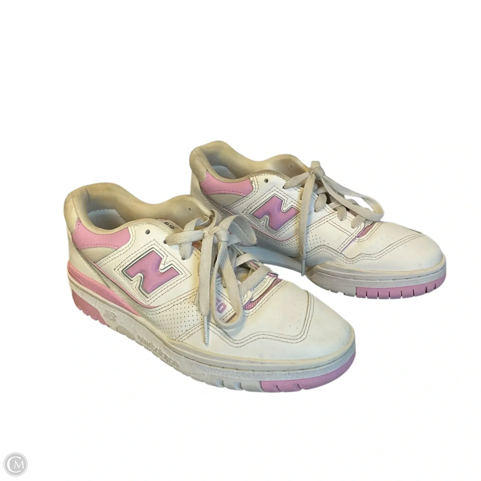 Shoes Sneakers By New Balance In Pink & White, Size: 9
