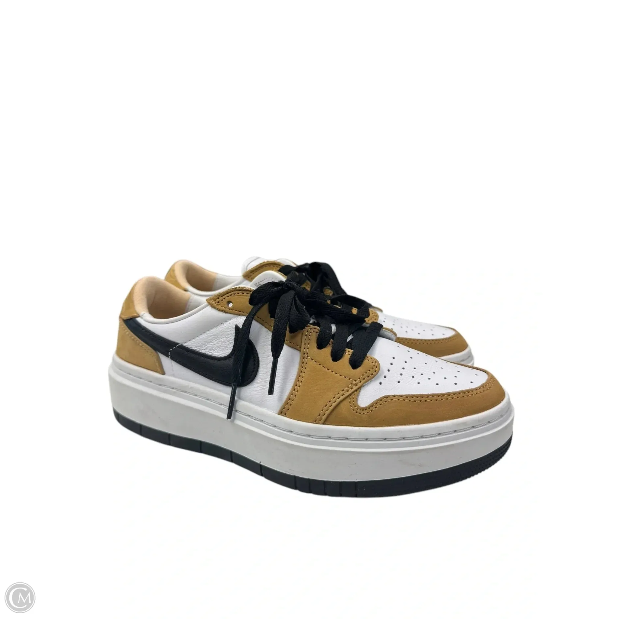 Shoes Sneakers By Nike In Brown & White, Size: 8.5