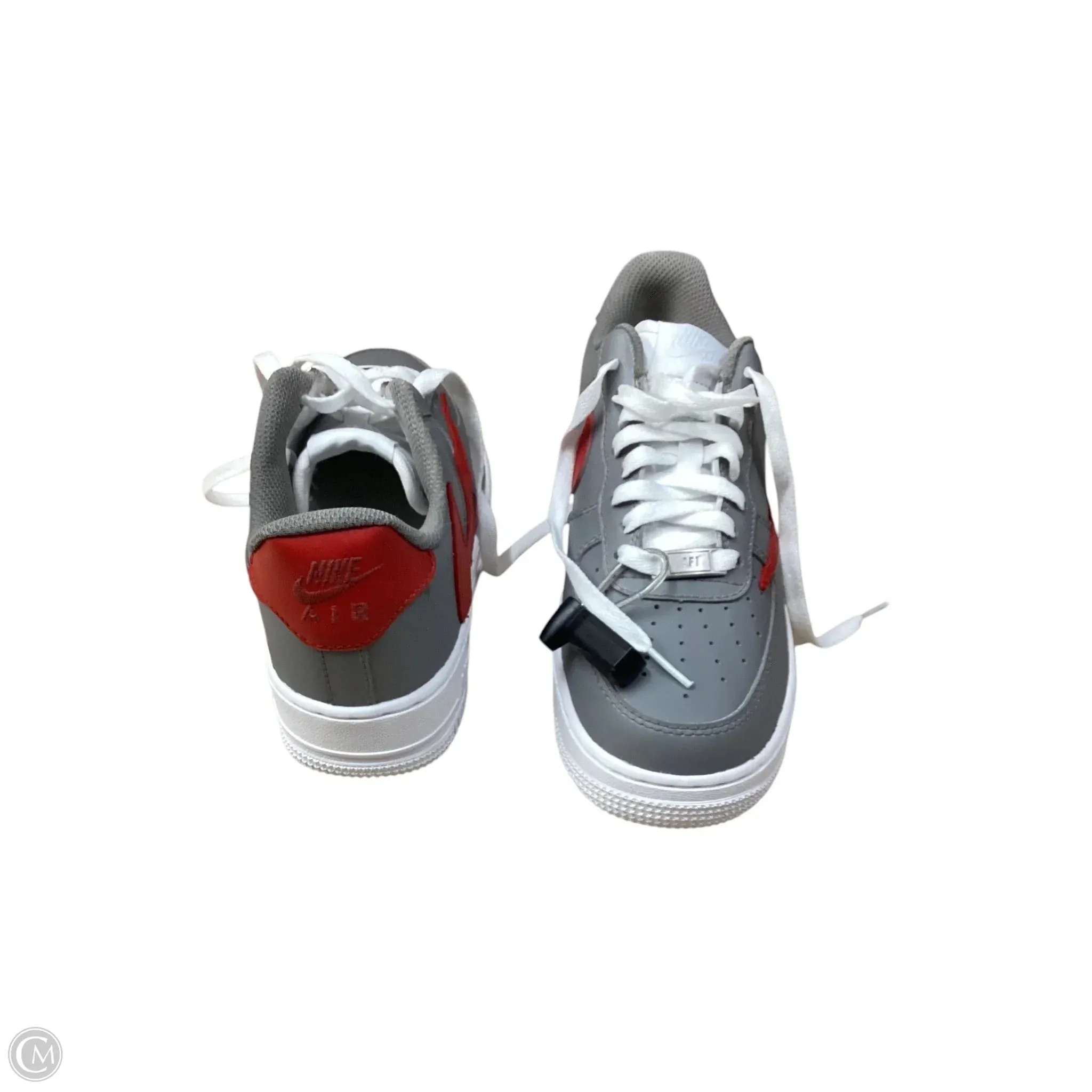Shoes Sneakers By Nike In Grey, Size: 8.5