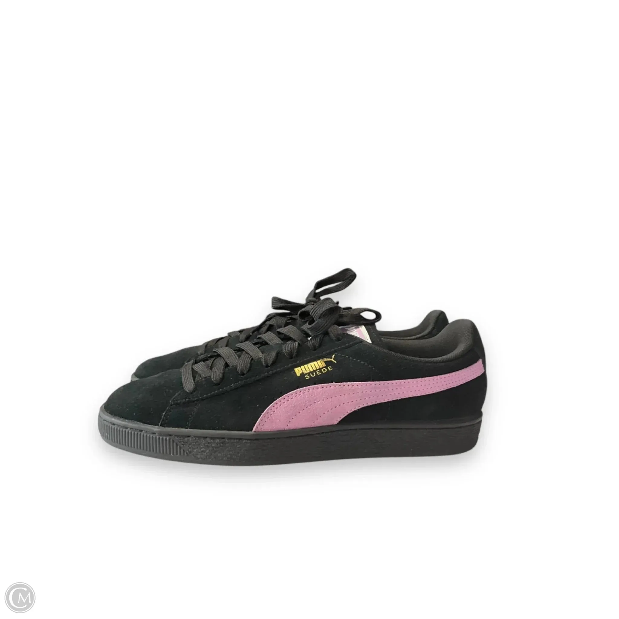 Shoes Sneakers By Puma In Black & Purple, Size: 11