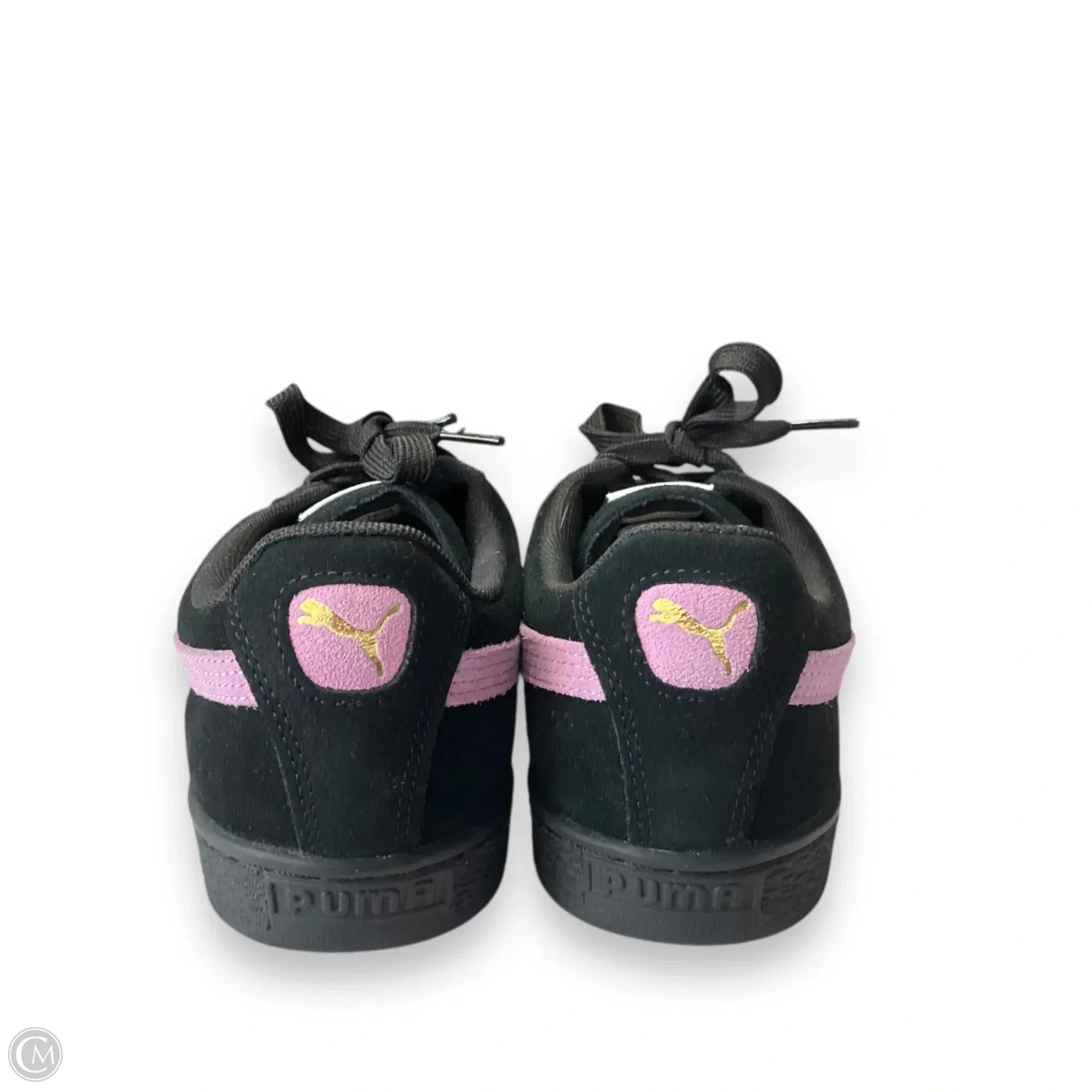 Shoes Sneakers By Puma In Black & Purple, Size: 11