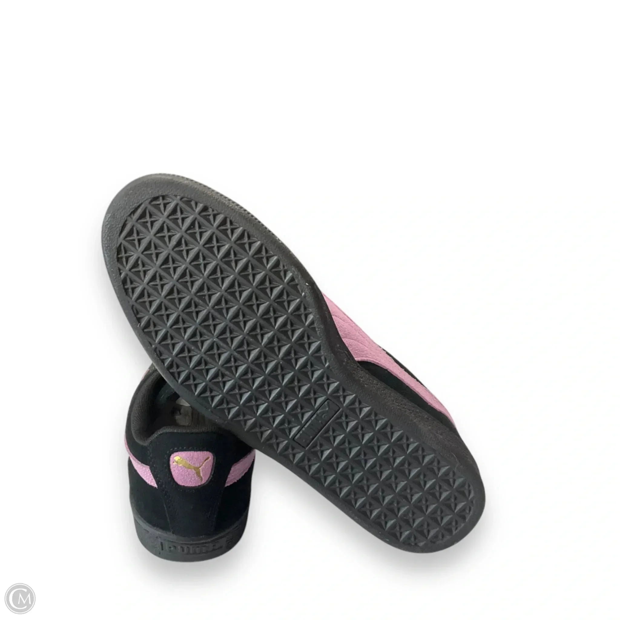 Shoes Sneakers By Puma In Black & Purple, Size: 11