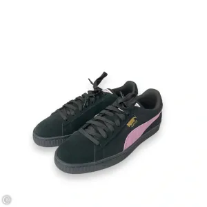 Shoes Sneakers By Puma In Black & Purple, Size: 11