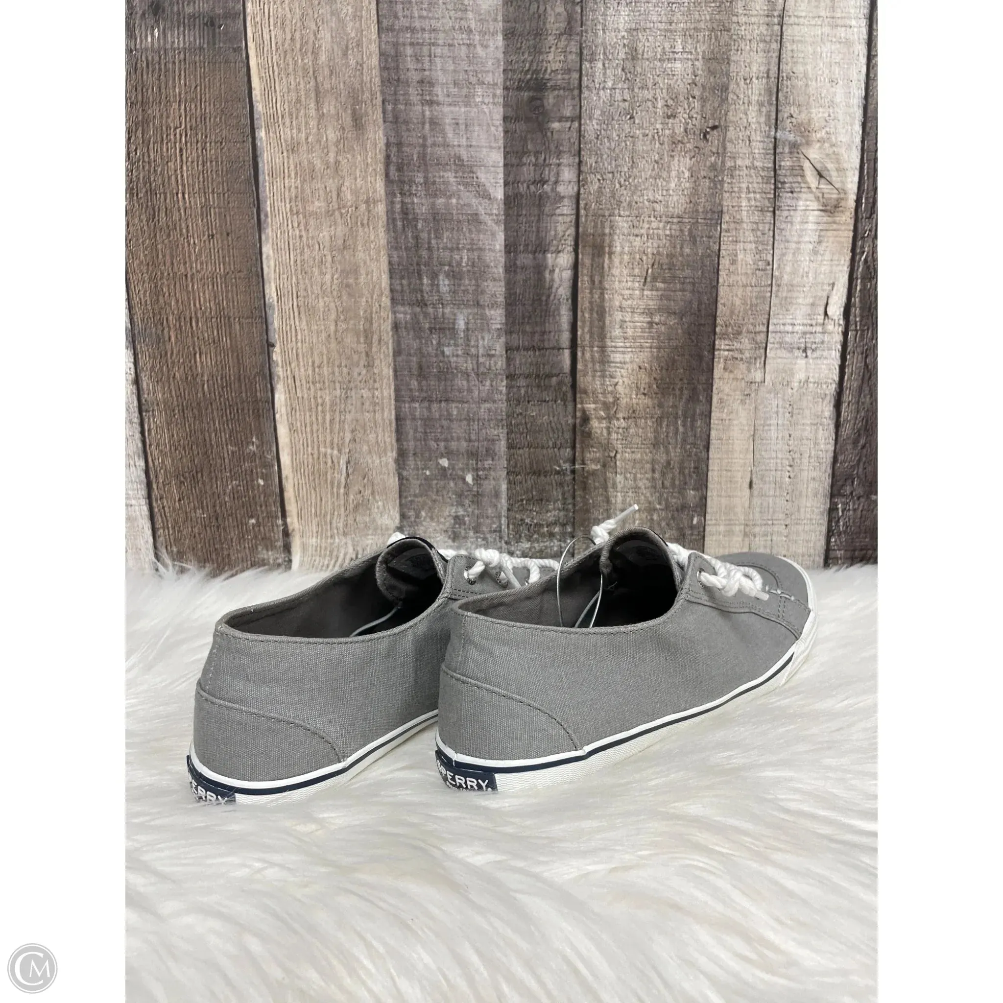 Shoes Sneakers By Sperry In Grey, Size: 8