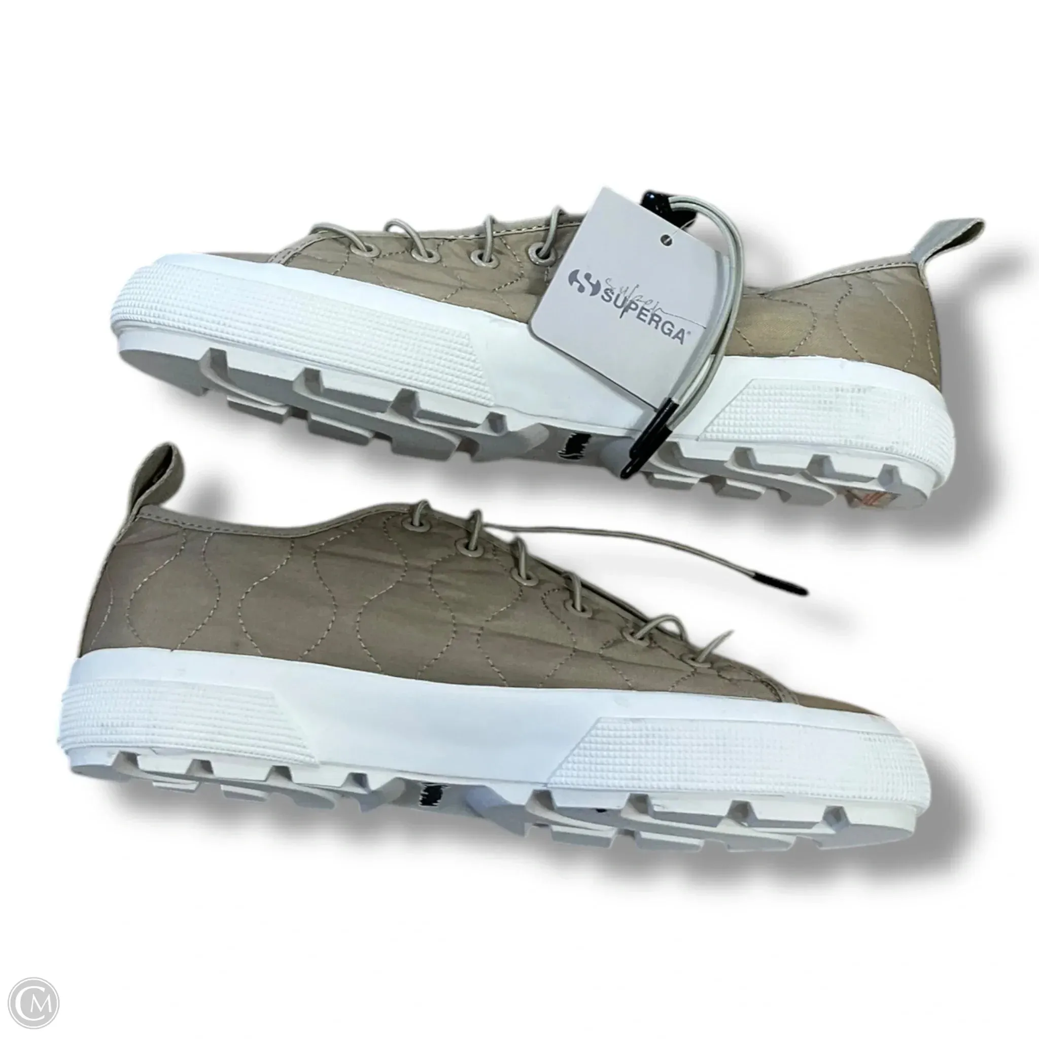 Shoes Sneakers By Superga In Tan, Size: 9.5