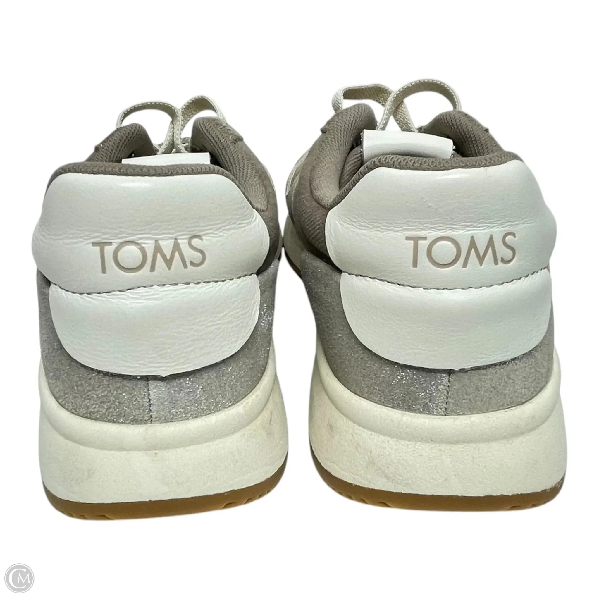 Shoes Sneakers By Toms In Brown & White, Size: 8