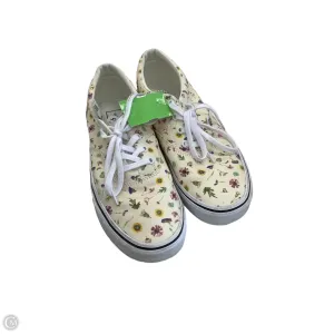 Shoes Sneakers By Vans In Floral Print, Size: 8.5