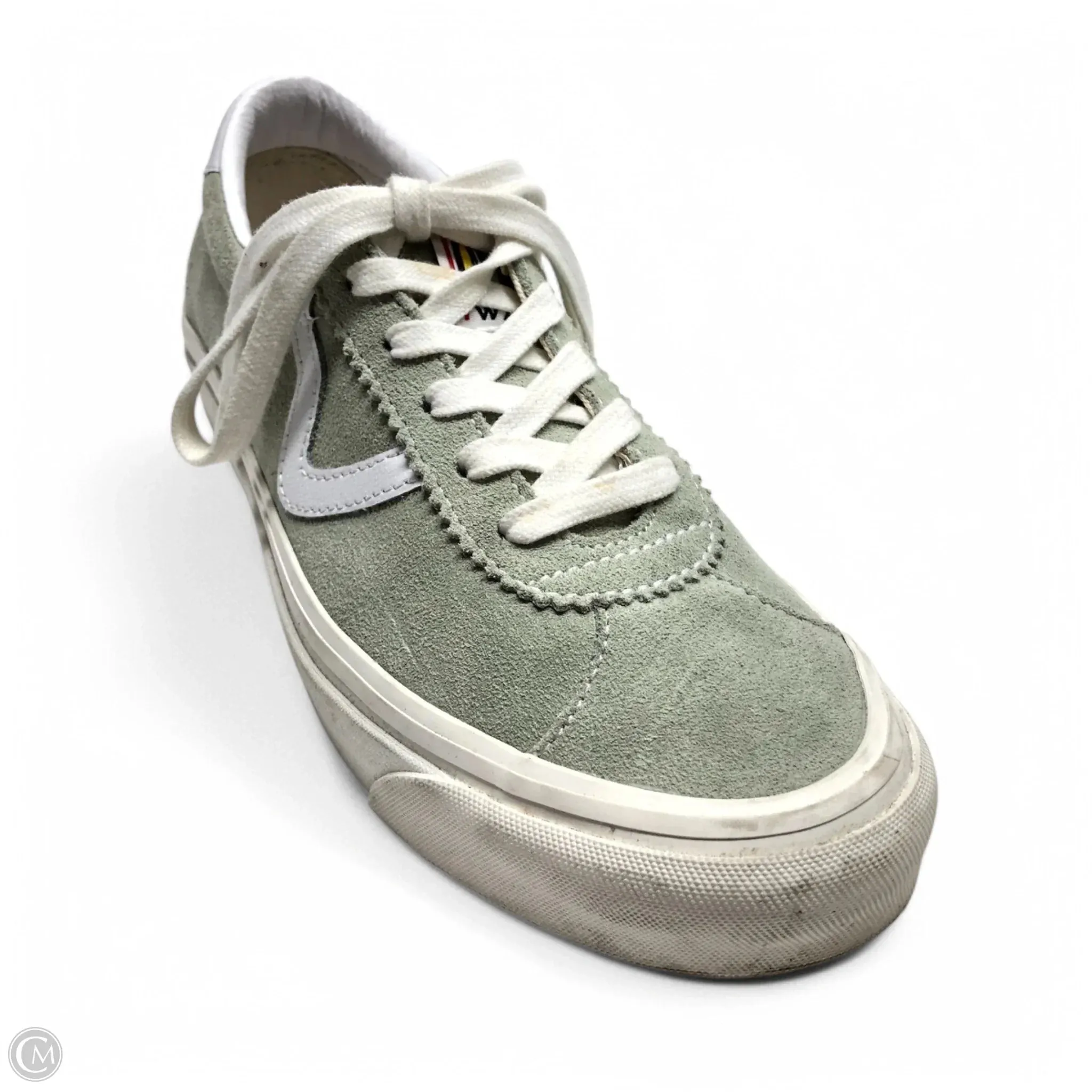Shoes Sneakers By Vans In Green, Size: 9