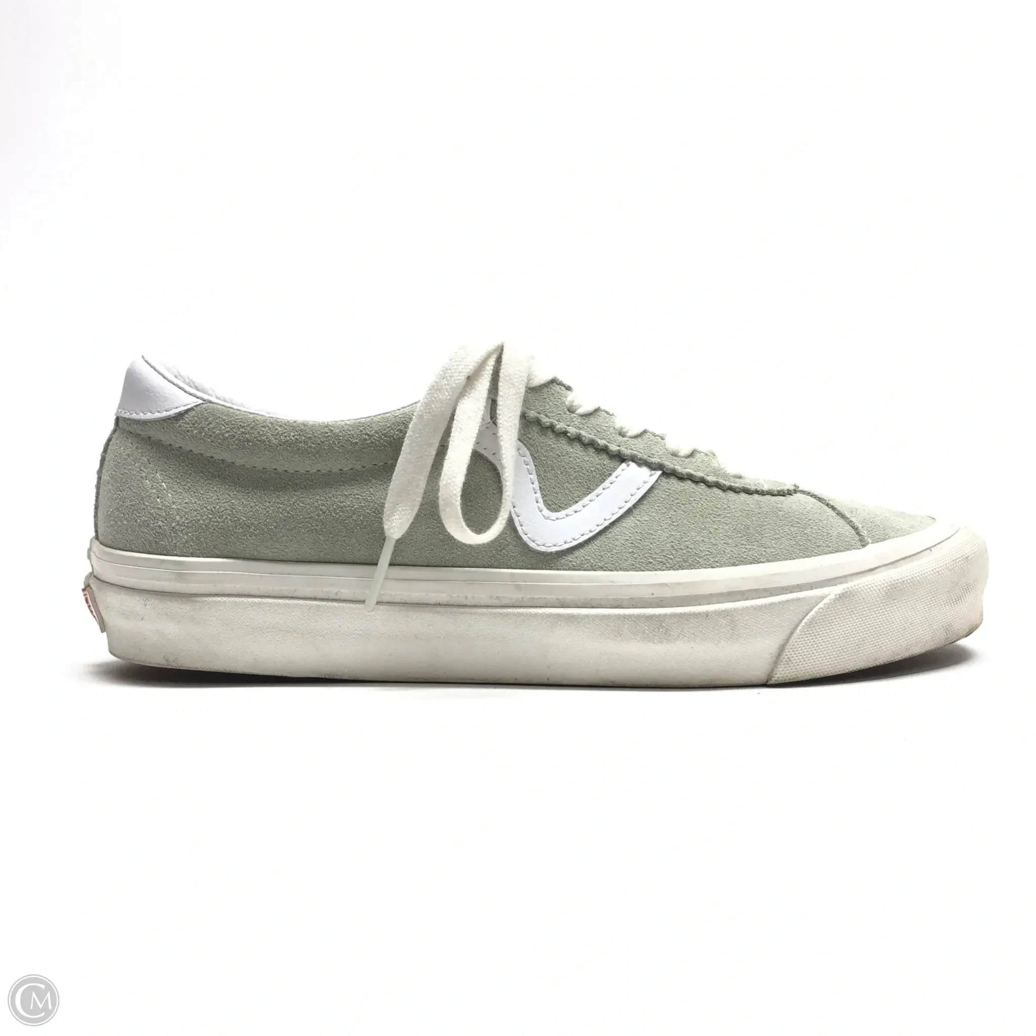 Shoes Sneakers By Vans In Green, Size: 9