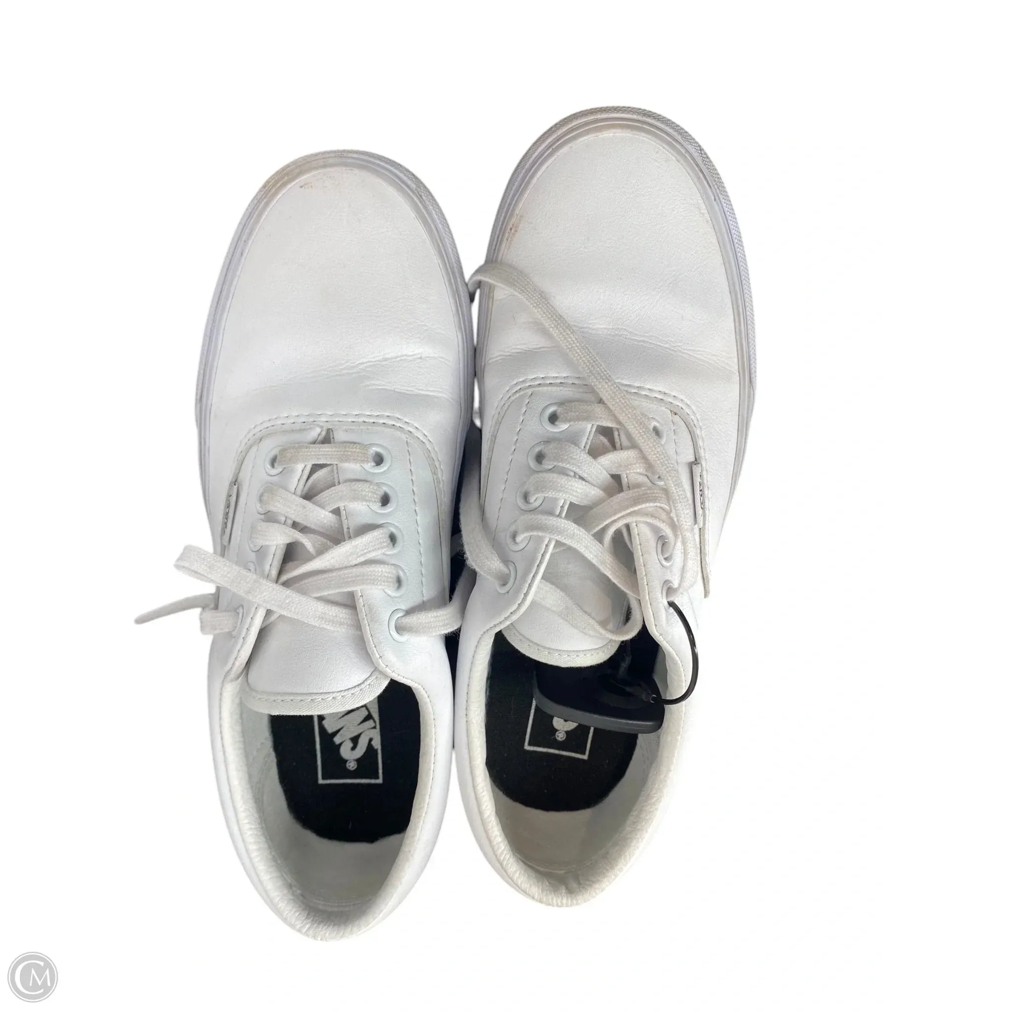 Shoes Sneakers By Vans In White, Size: 8.5