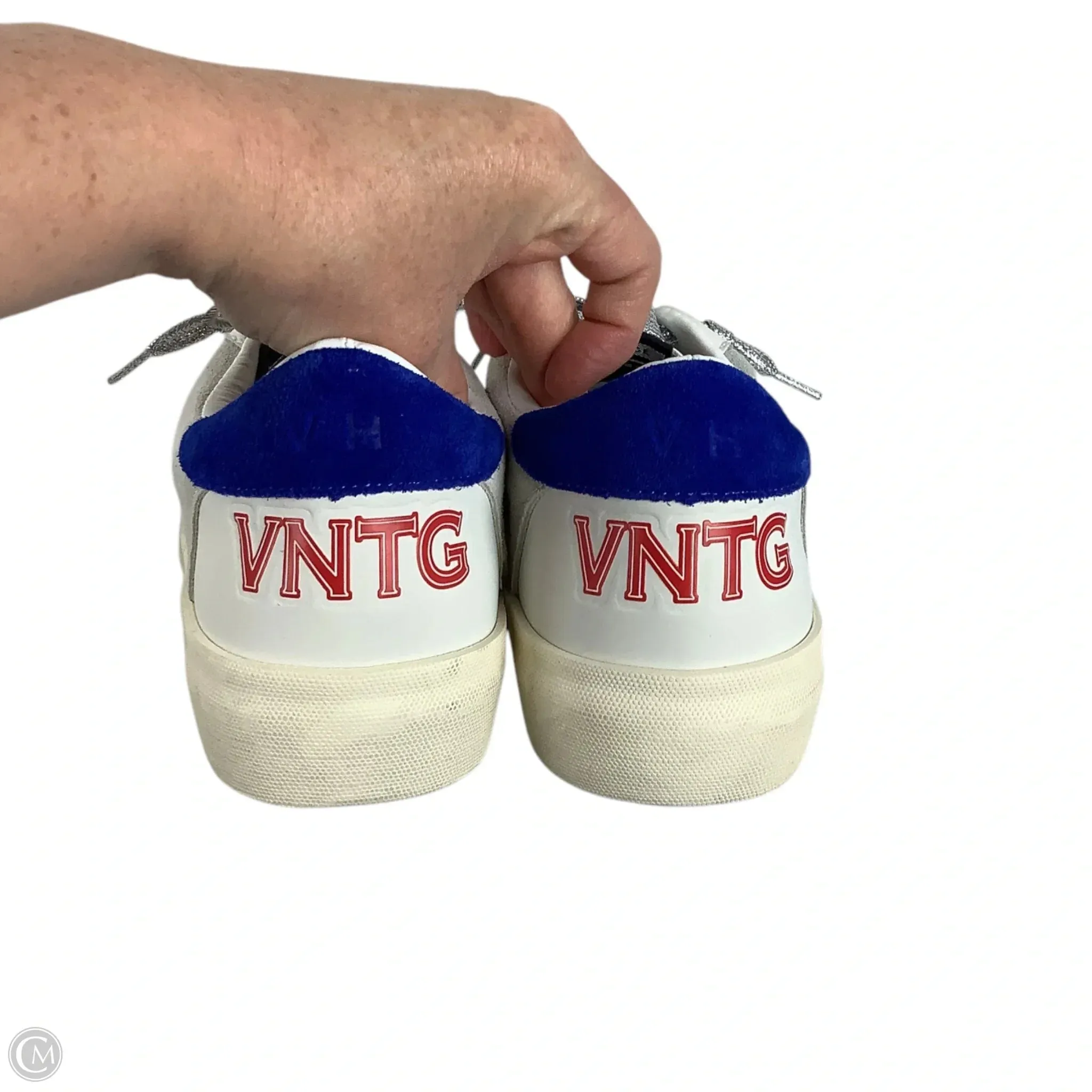 Shoes Sneakers By Vintage Havana In Blue & Red & White, Size: 11