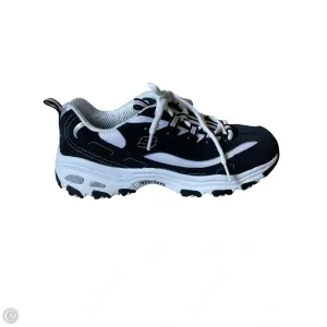 Shoes Sneakers Platform By Skechers In Black & White, Size: 10