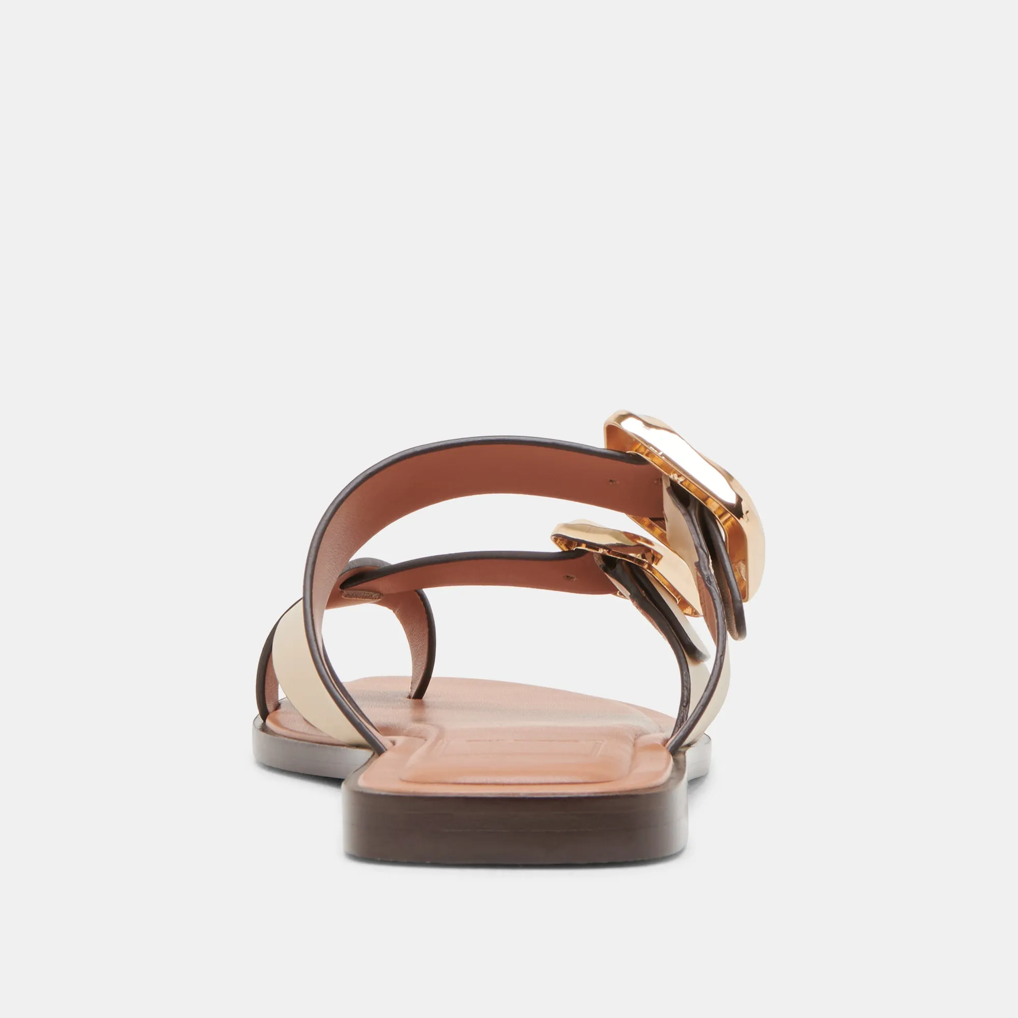 SHORE SANDALS IVORY LEATHER