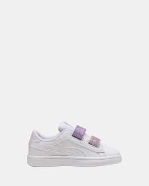 Smash 3.0 L Glitter Velcro Inf White/Lavender