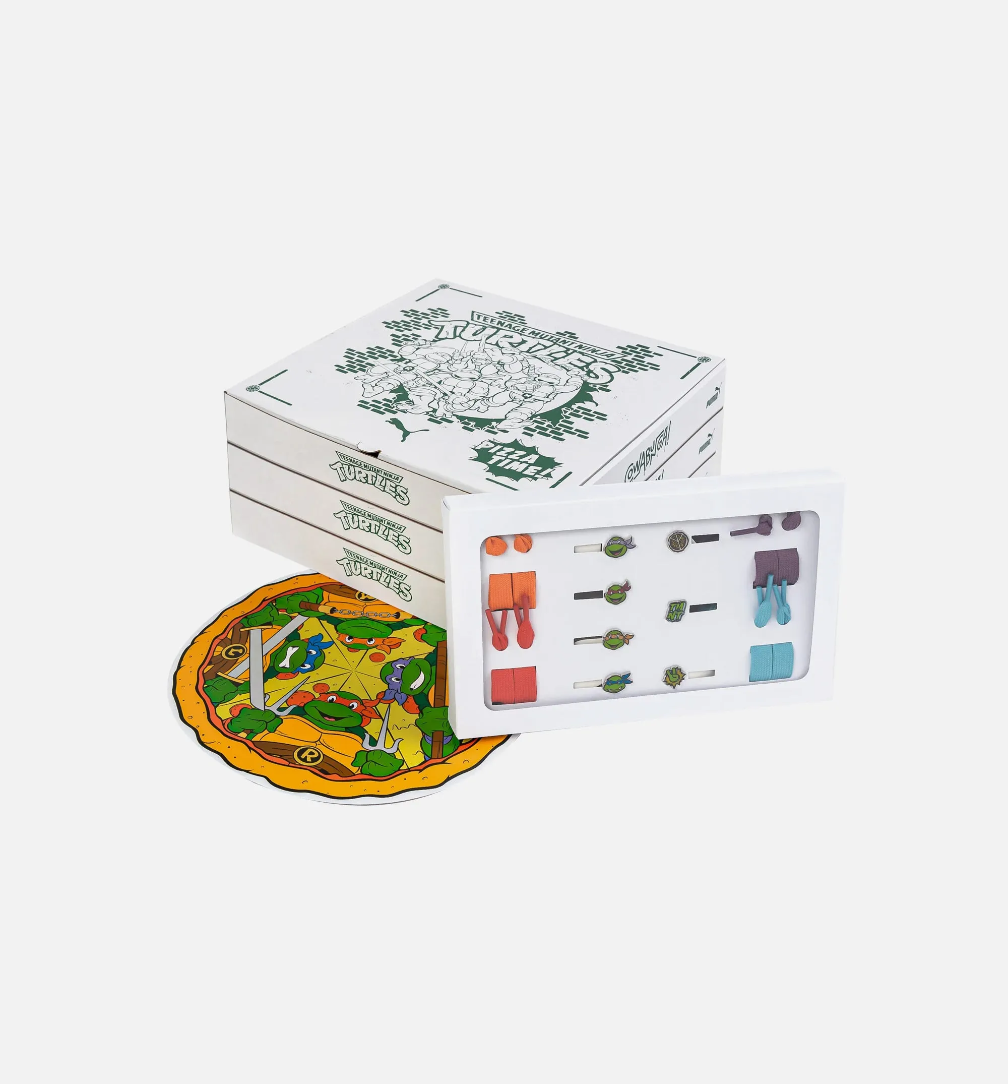 Suede XL x TMNT Mens Lifestyle Shoe - Vine/Green/Gum