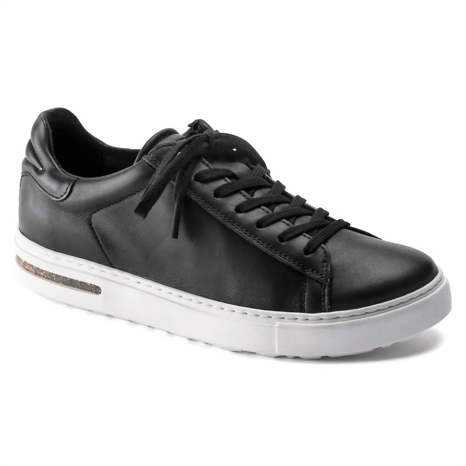 Unisex Bend Low Leather Sneakers - Regular Fit In Black