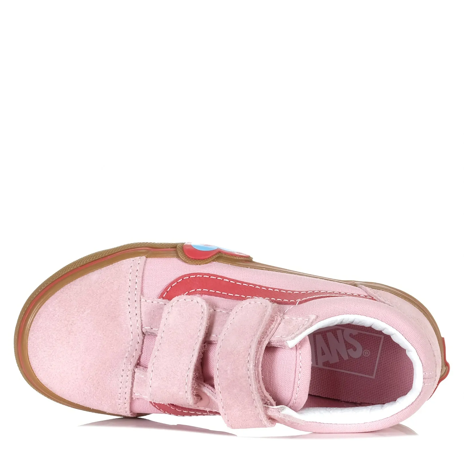Vans Old Skool V Heart Pink/Multi Shoes_Vans
