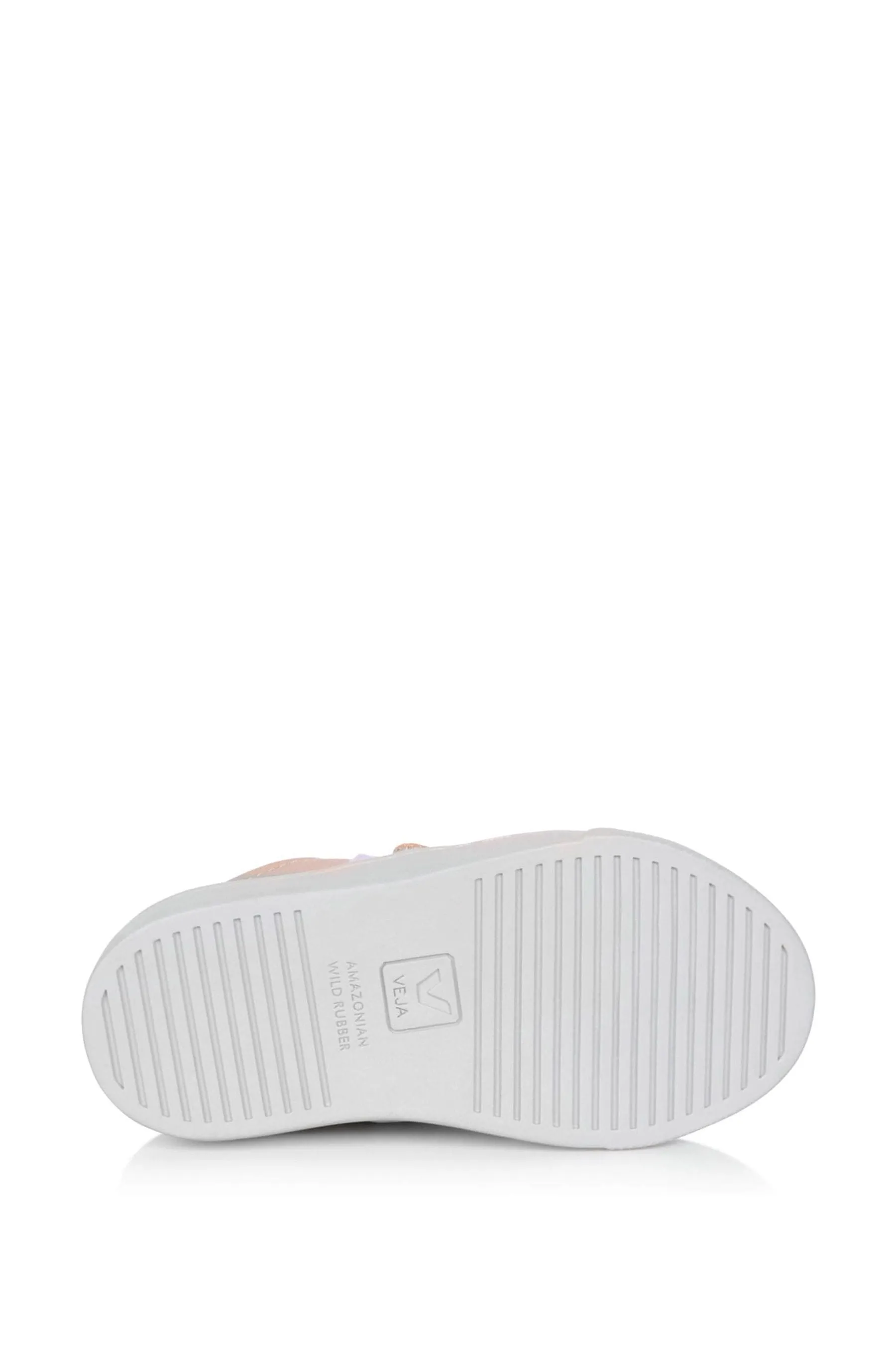 Veja Girls Small Esplar Velcro Trainers in Gold