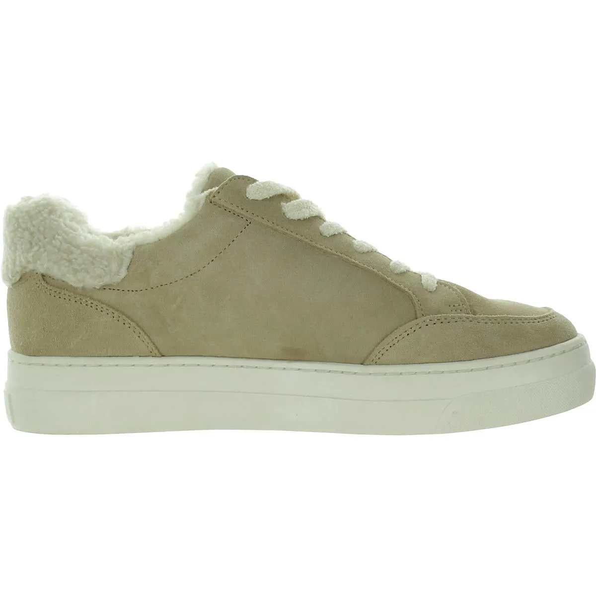 Wess Cozy Womens Leather Lace-Up Casual And Fashion Sneakers