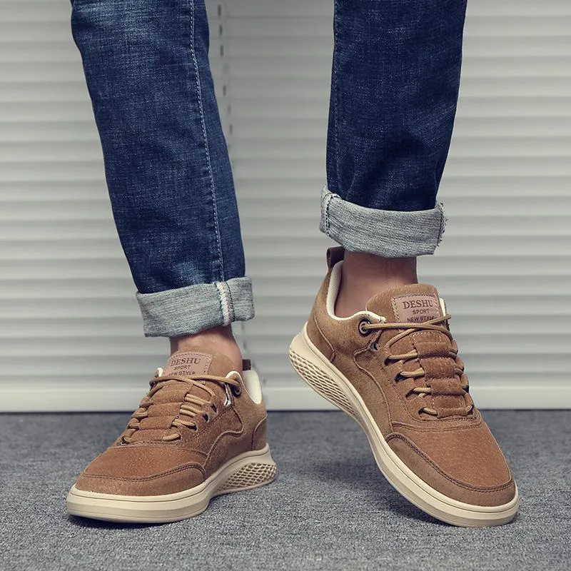 West Louis™ Casual Slip Leisure Leather Shoes
