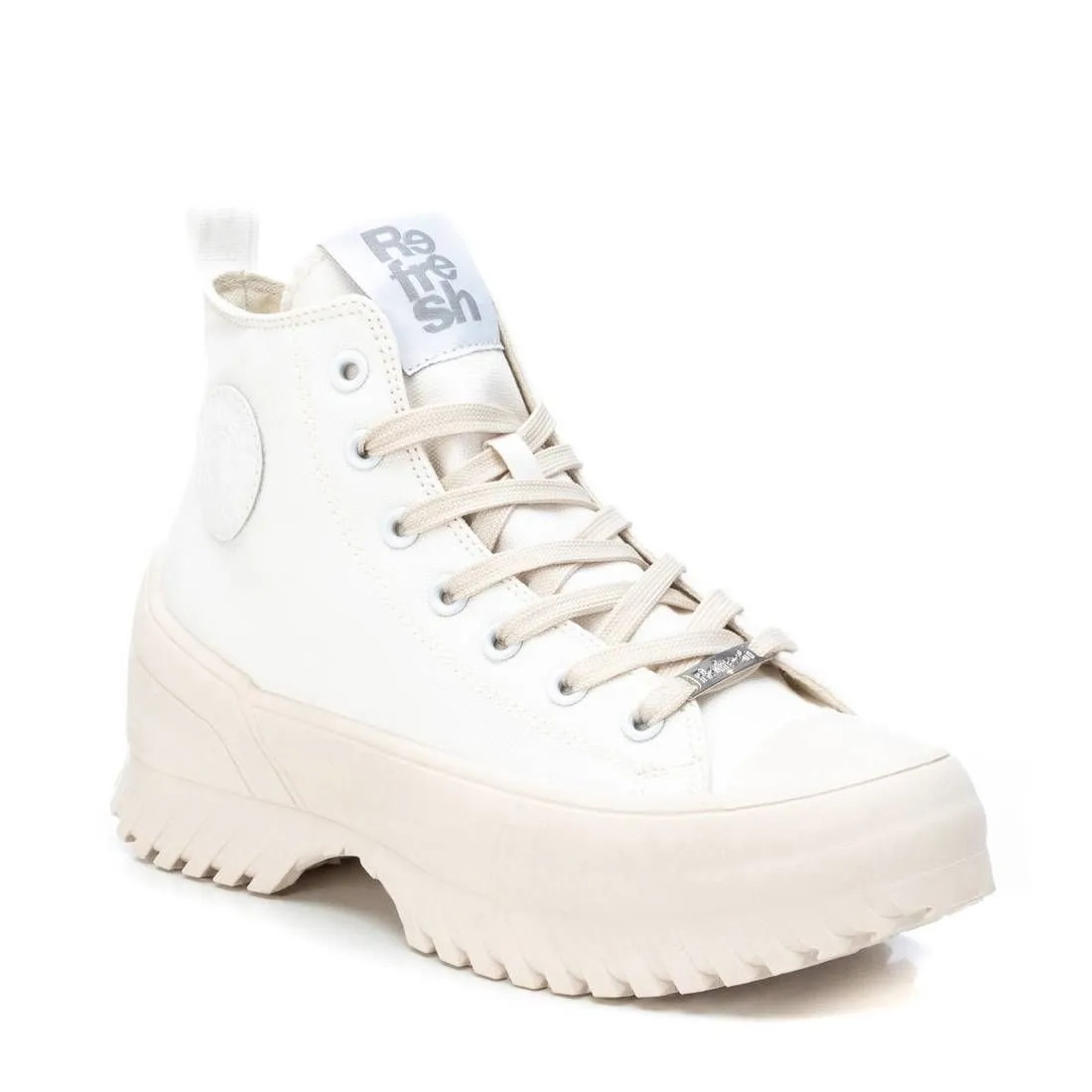 Women's Canvas Platform High-Top Sneakers By XTI_