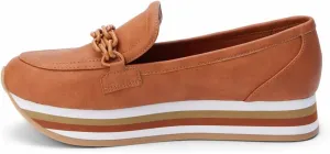 Women's Carleen Platform Loafer Shoes In Cognac