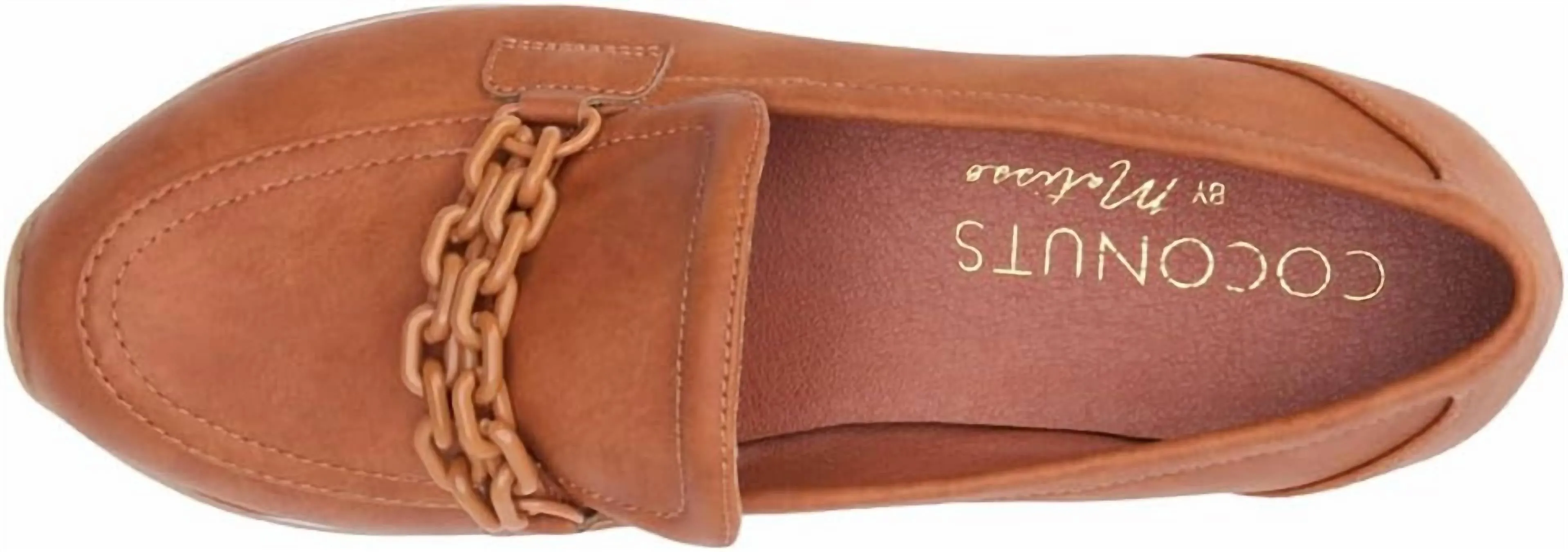 Women's Carleen Platform Loafer Shoes In Cognac