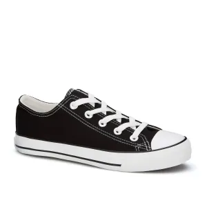 Women's Classic Canvas Sneakers In Black