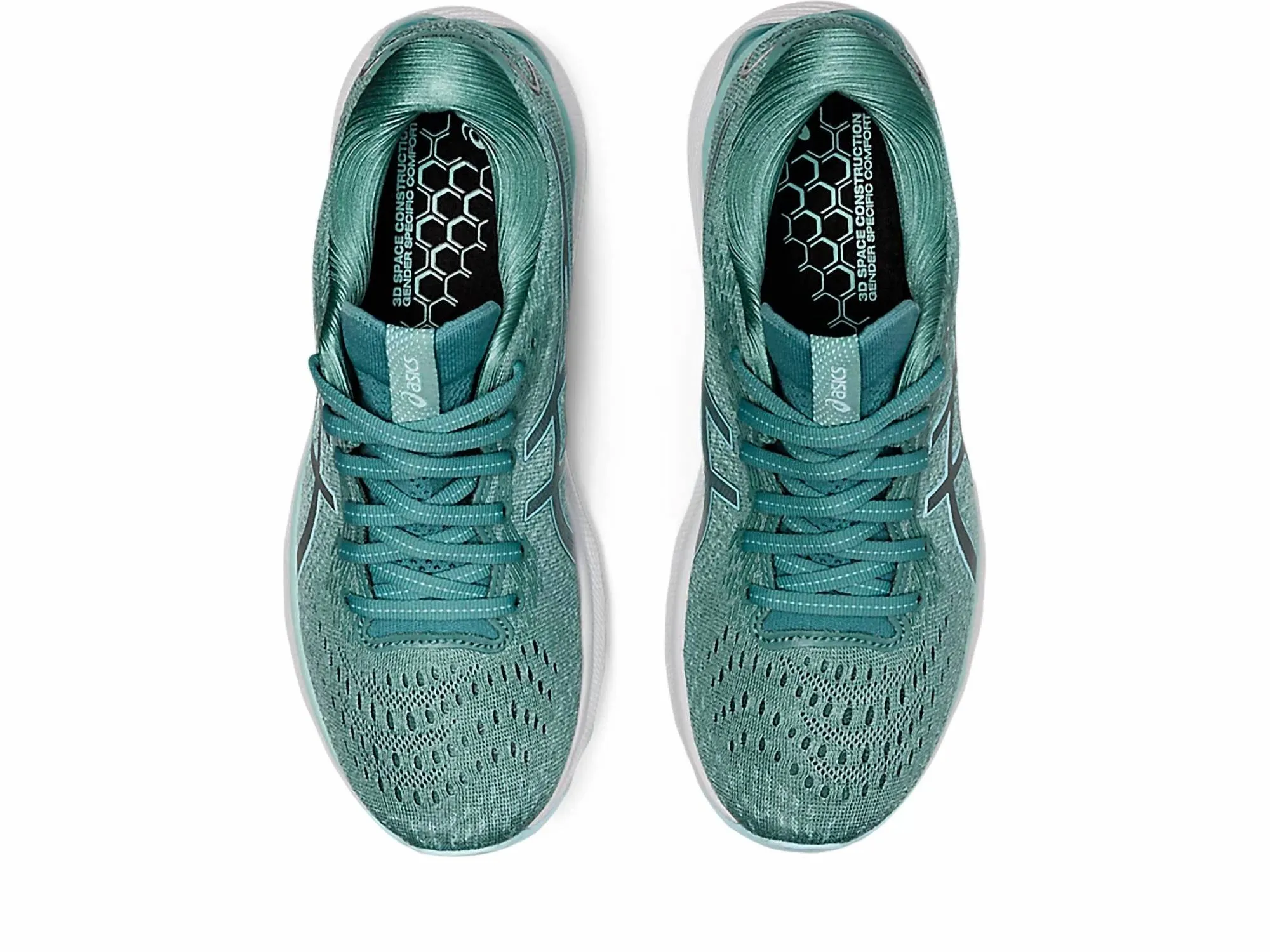 Women’S Gel-Nimbus 24 Running Shoes In Sage/clear Blue