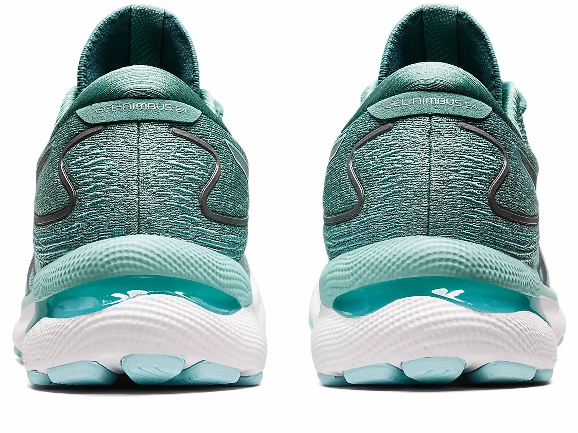 Women’S Gel-Nimbus 24 Running Shoes In Sage/clear Blue