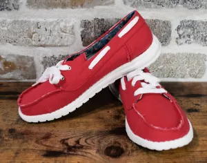 Women's Gypsy Jazz Sneakers In Red Sail Away