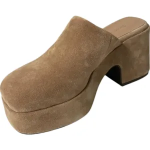Women's Hedia High Clog Shoes In Latte