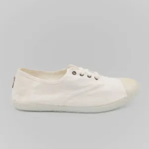 Women's Inglesa Tintada Puntera Sneaker In Blanco