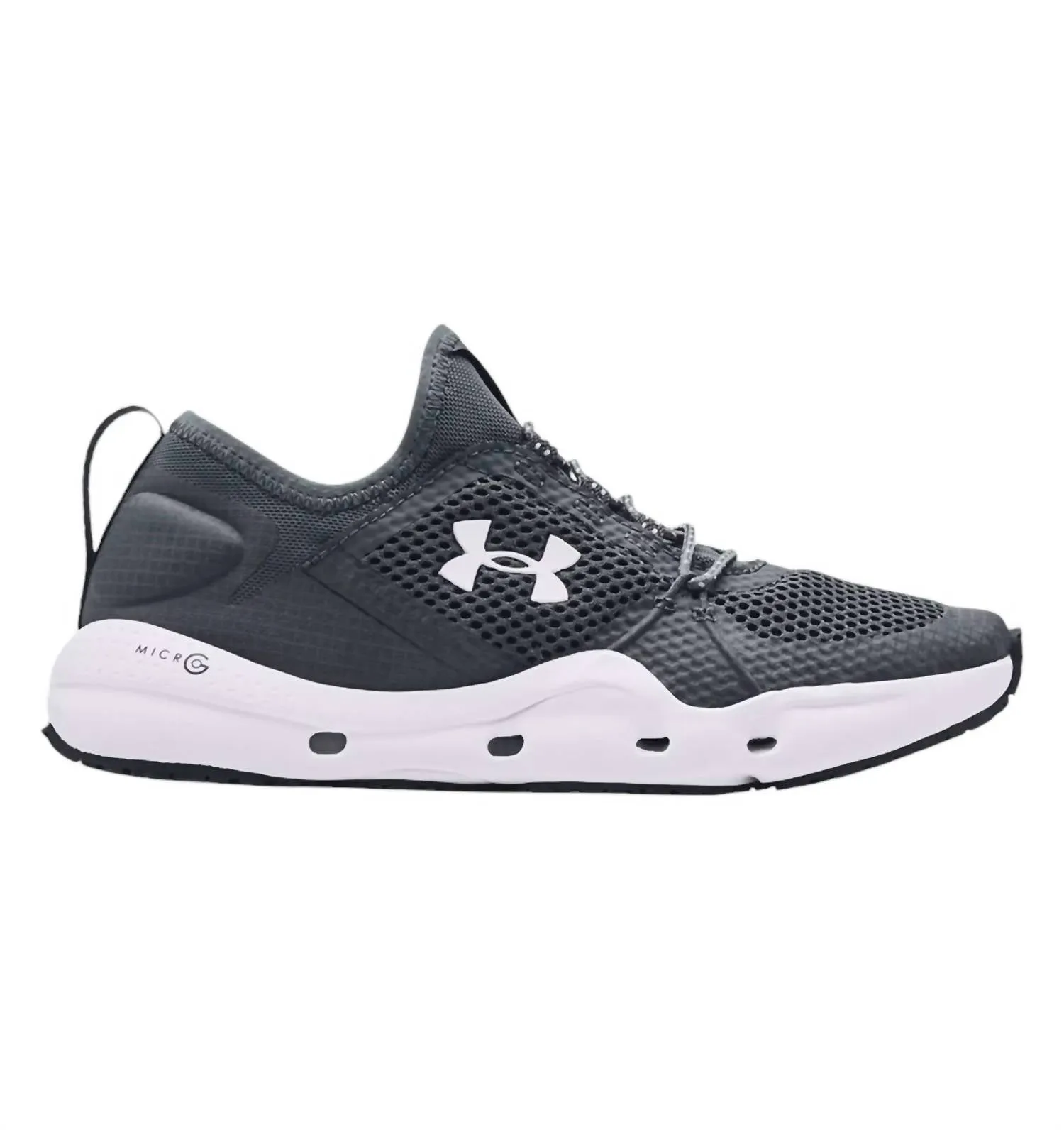 Women's Micro G Kilchis Fishing Shoes In Pitch Gray/white