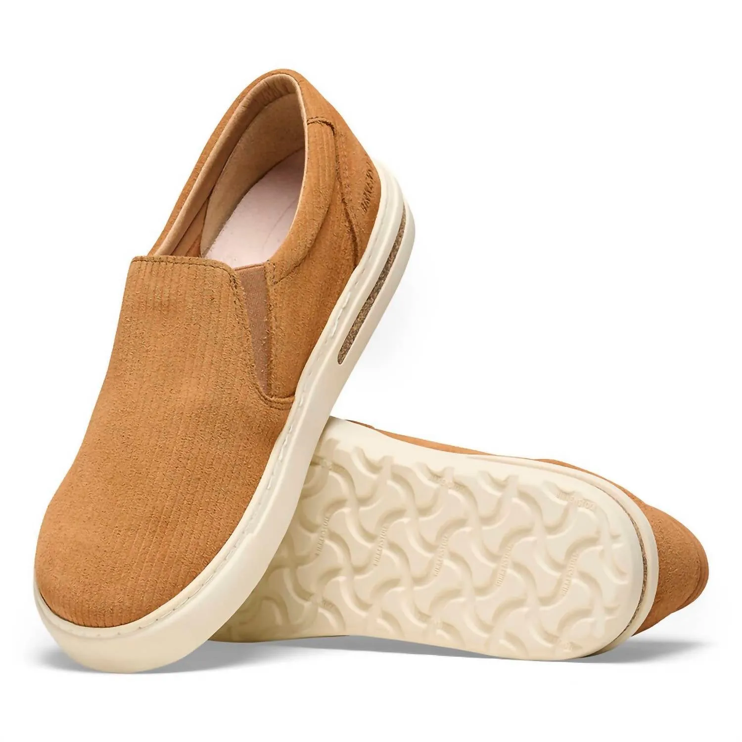 Women's Oswego Suede Slip On In Cork Brown