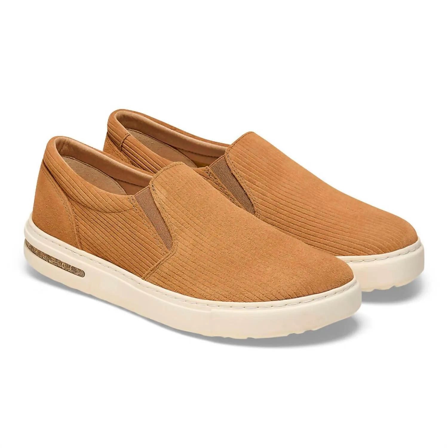 Women's Oswego Suede Slip On In Cork Brown