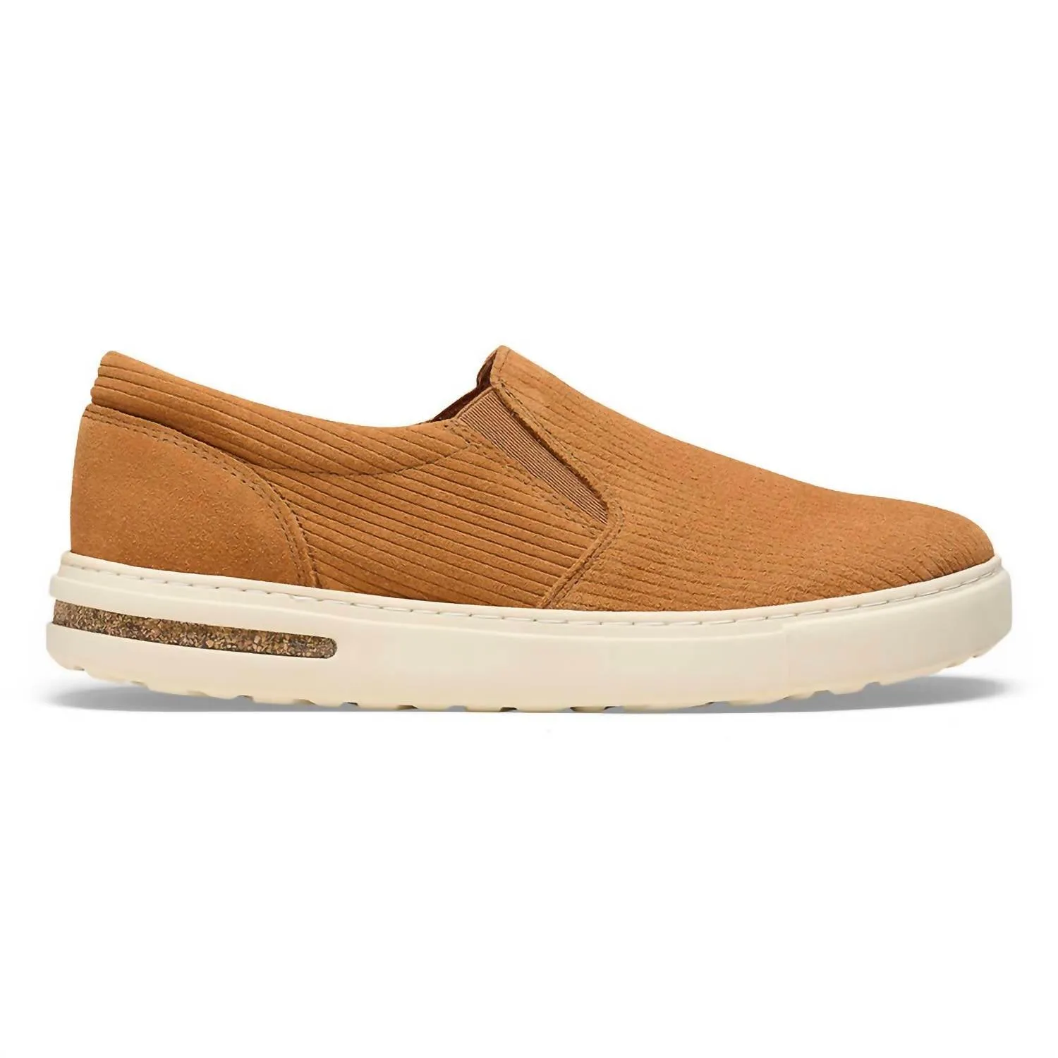 Women's Oswego Suede Slip On In Cork Brown